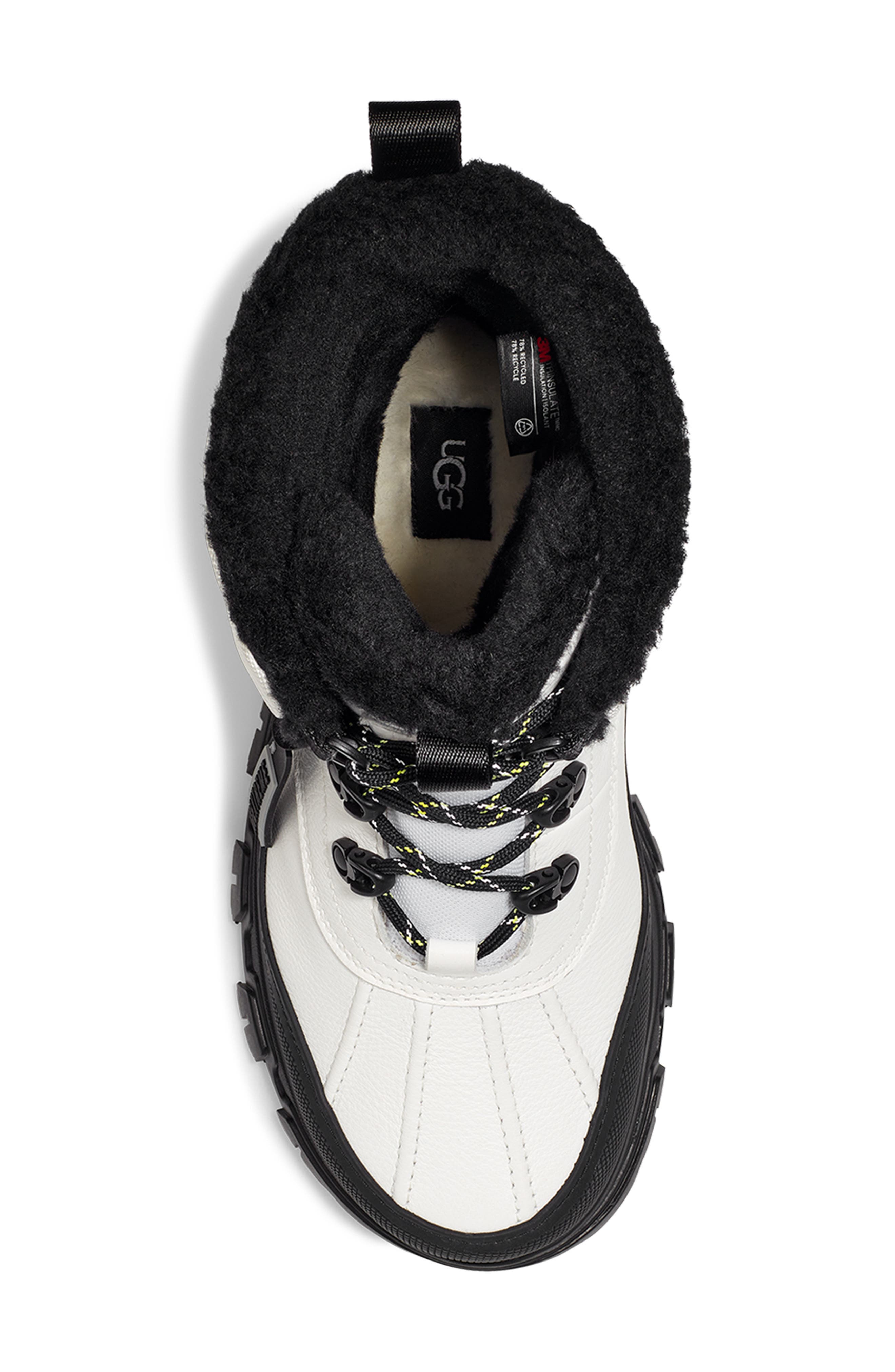 UGG<sup>®</sup> Adirondack Meridian Waterproof Snow Boot, Alternate, color, White