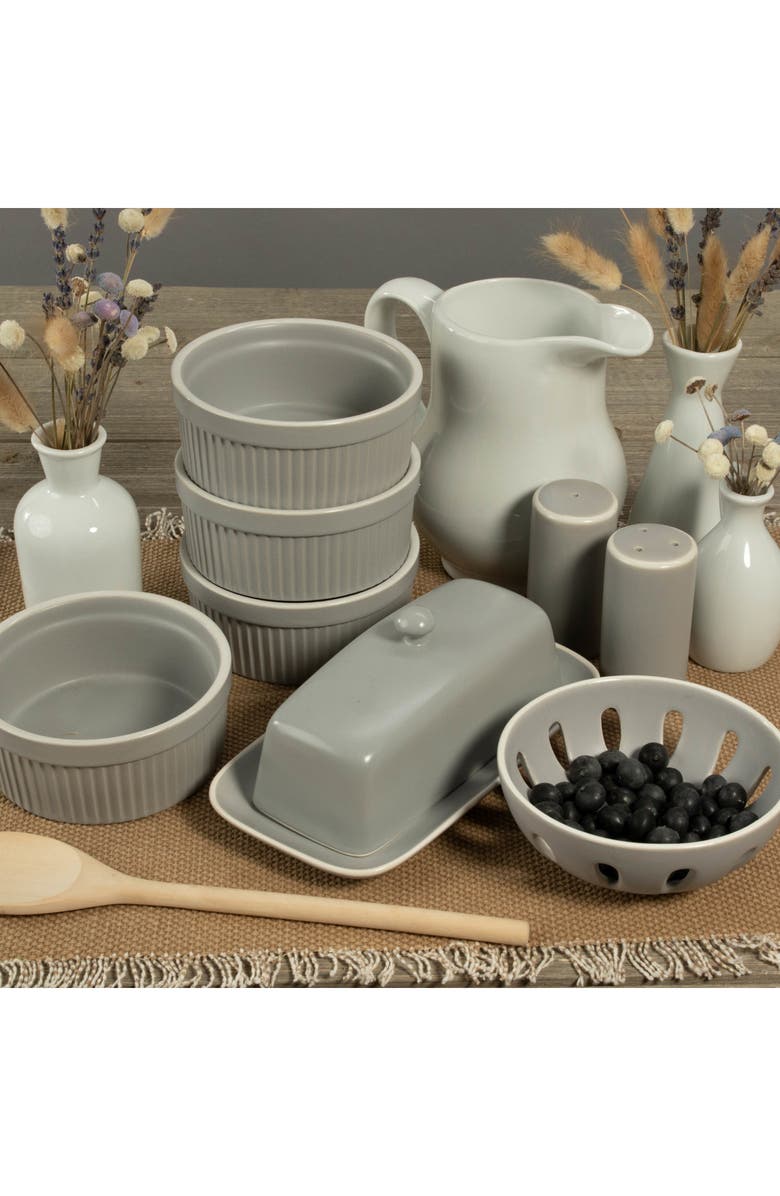 BIA Cordon Bleu 7-Piece Stoneware Tabletop Set, Alternate, color, Stone