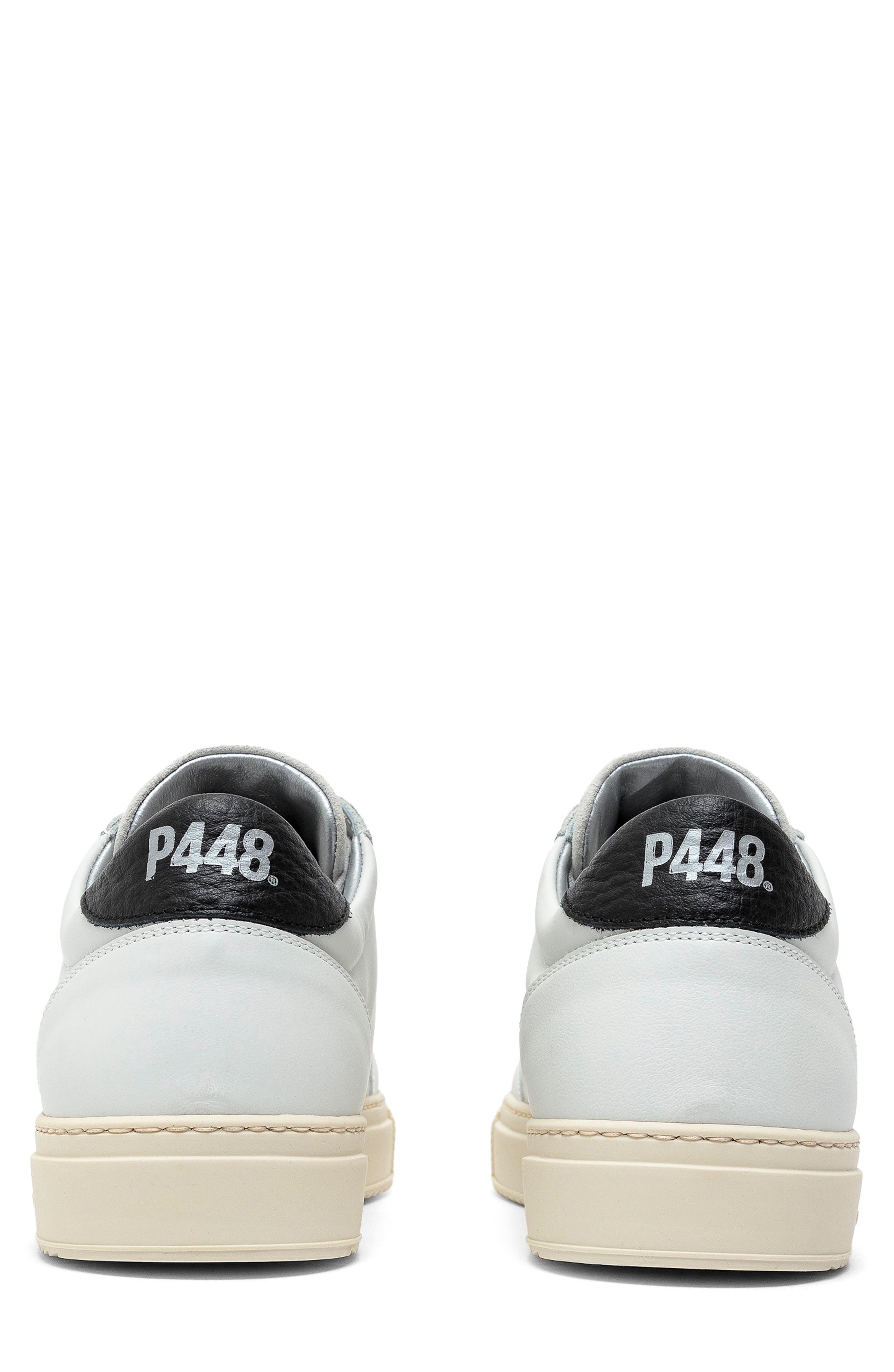 P448 Soho Low Top Sneaker, Alternate, color, White/ Black
