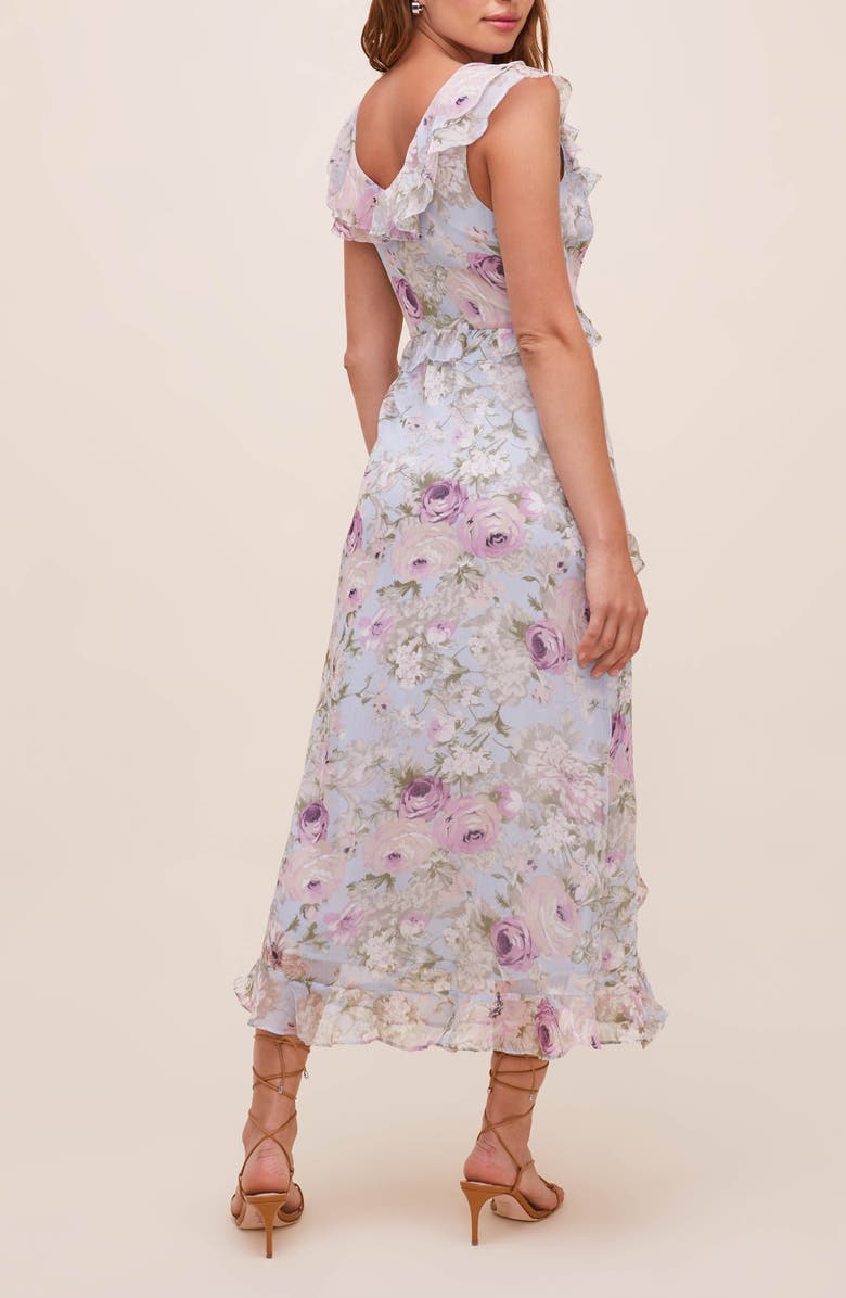 ASTR the Label Tempest Floral Midi Dress, Alternate, color, 