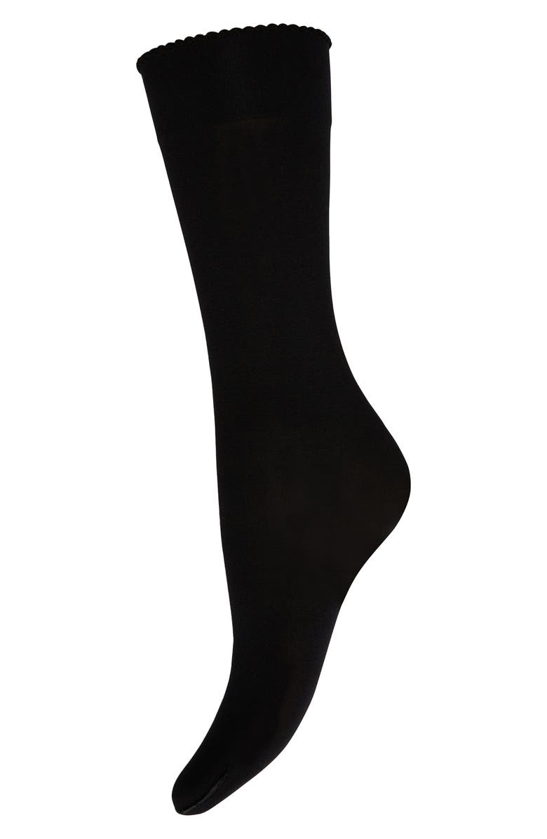 Wolford 50 Denier Knee High Socks, Alternate, color, Black