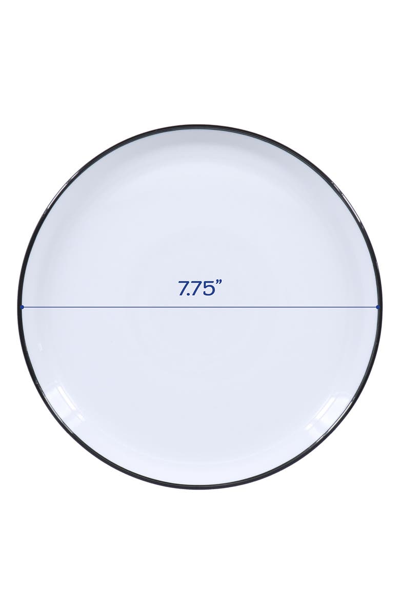 BIA Cordon Bleu Set of 4 Salad Plates, Alternate, color, White W/Black
