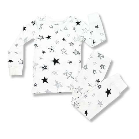 Kids Organic Two-Piece Pajama Set in Stars