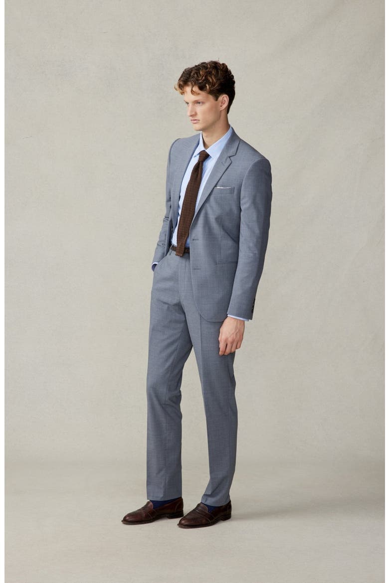 Essential Suit Jacket, Alternate, color, Slate Grey