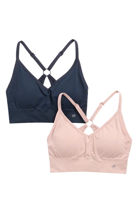 London 2-Pack Low Impact Seamless Sports Bras
