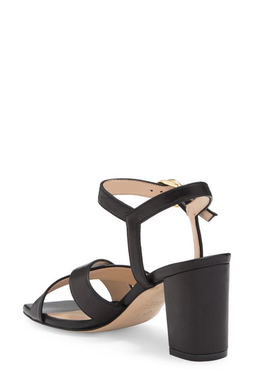 Stuart Weitzman Woman Sandals Black Size 7.5 Leather In Black