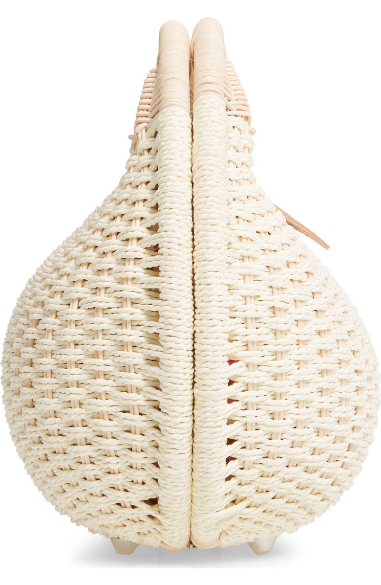 Mali + Lili Chloe Woven Canteen Handbag, Alternate, color,