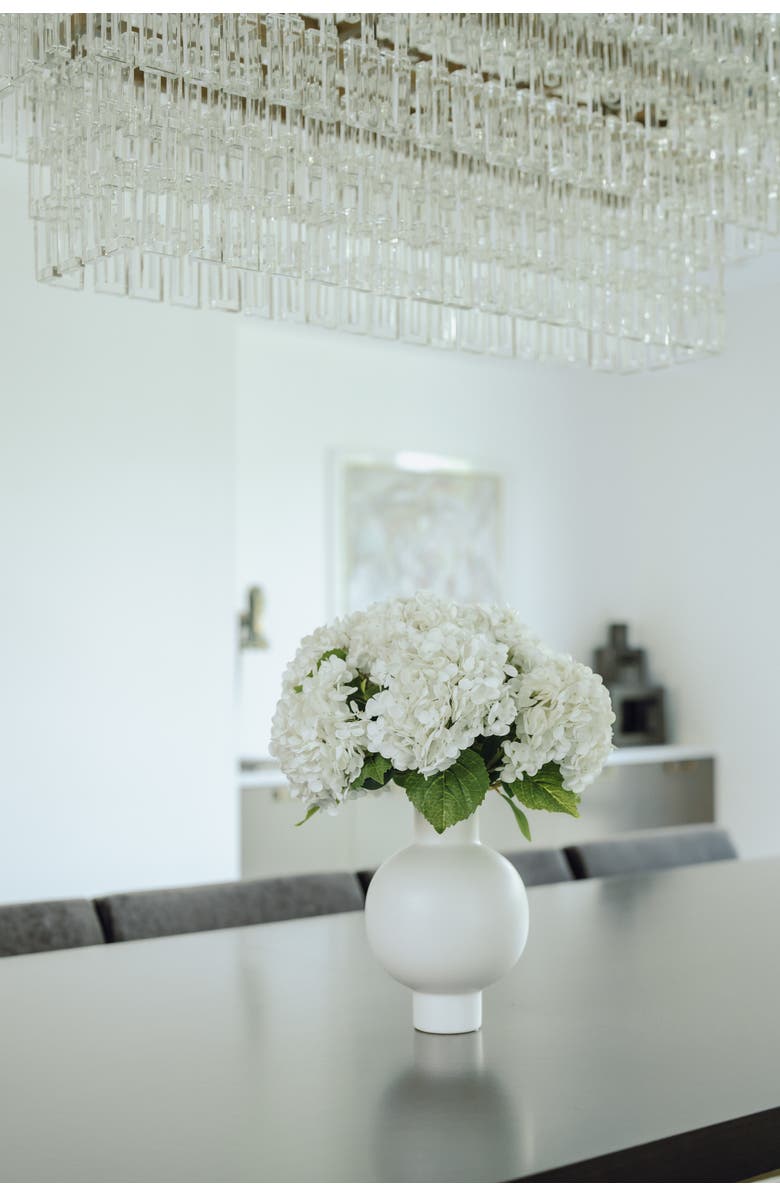 CocoBella Marla RealTouch Hydrangea Arrangement, Alternate, color, Snow