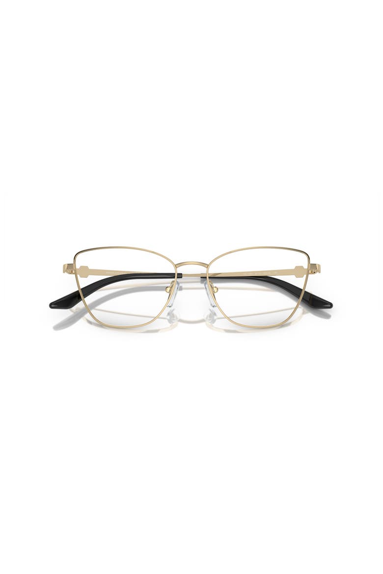 53mm Cat Eye optical glasses, Alternate, color, Gold