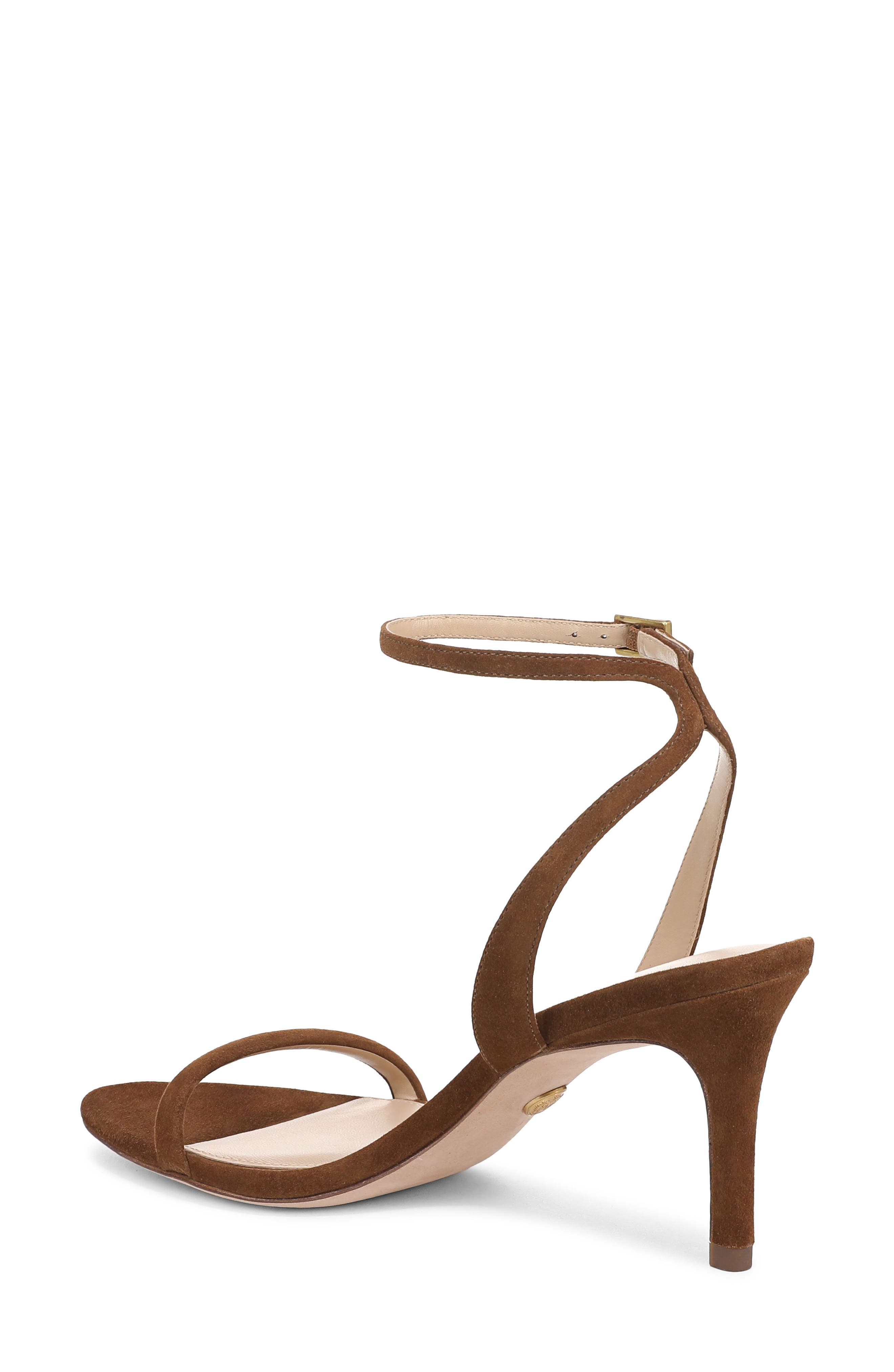 Veronica Beard Sylvie Ankle Strap Sandal, Alternate, color, Chestnut