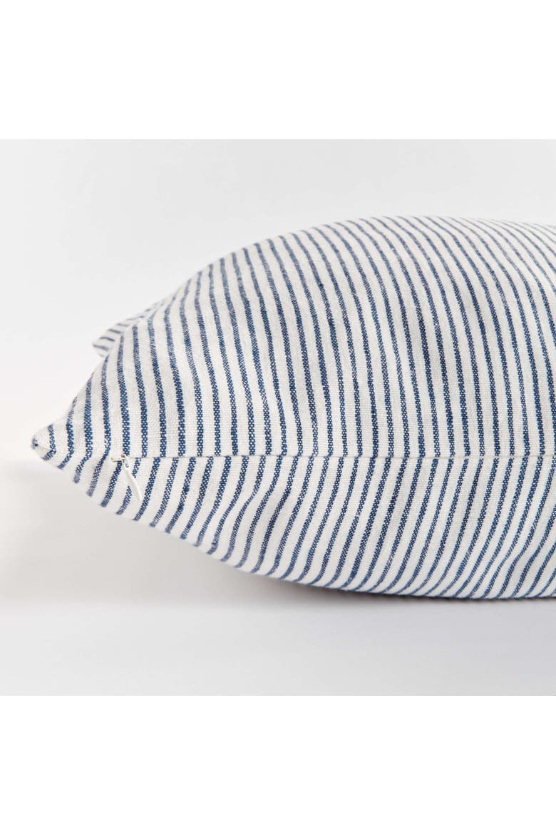 Otis Pinstripe Pillow 24", Alternate, color, Blue