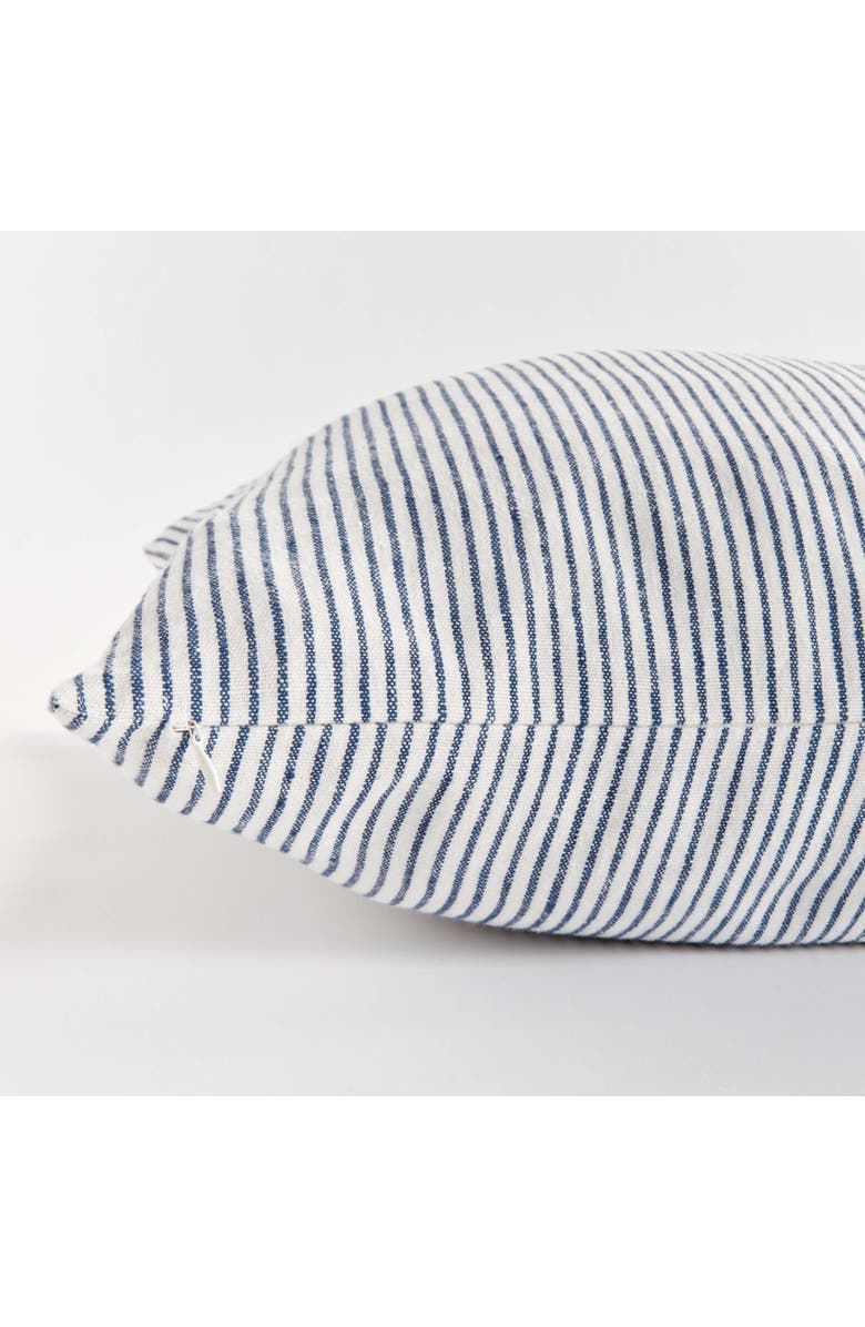 Napa Home & Garden Otis Pinstripe Pillow 24", Alternate, color, Blue