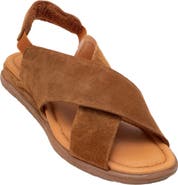Forever & Always Shoes Broods Elastic Leather Slip On Sandals