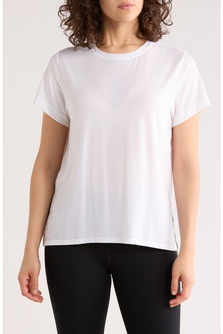 Key Element Activewear T-Shirt, Main, color, WHITE
