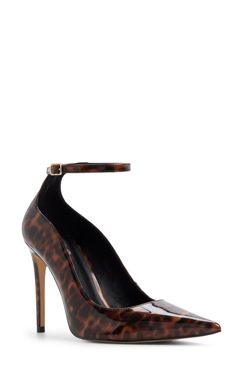 Antigua Ankle Strap Pointed Toe Pump (Women)