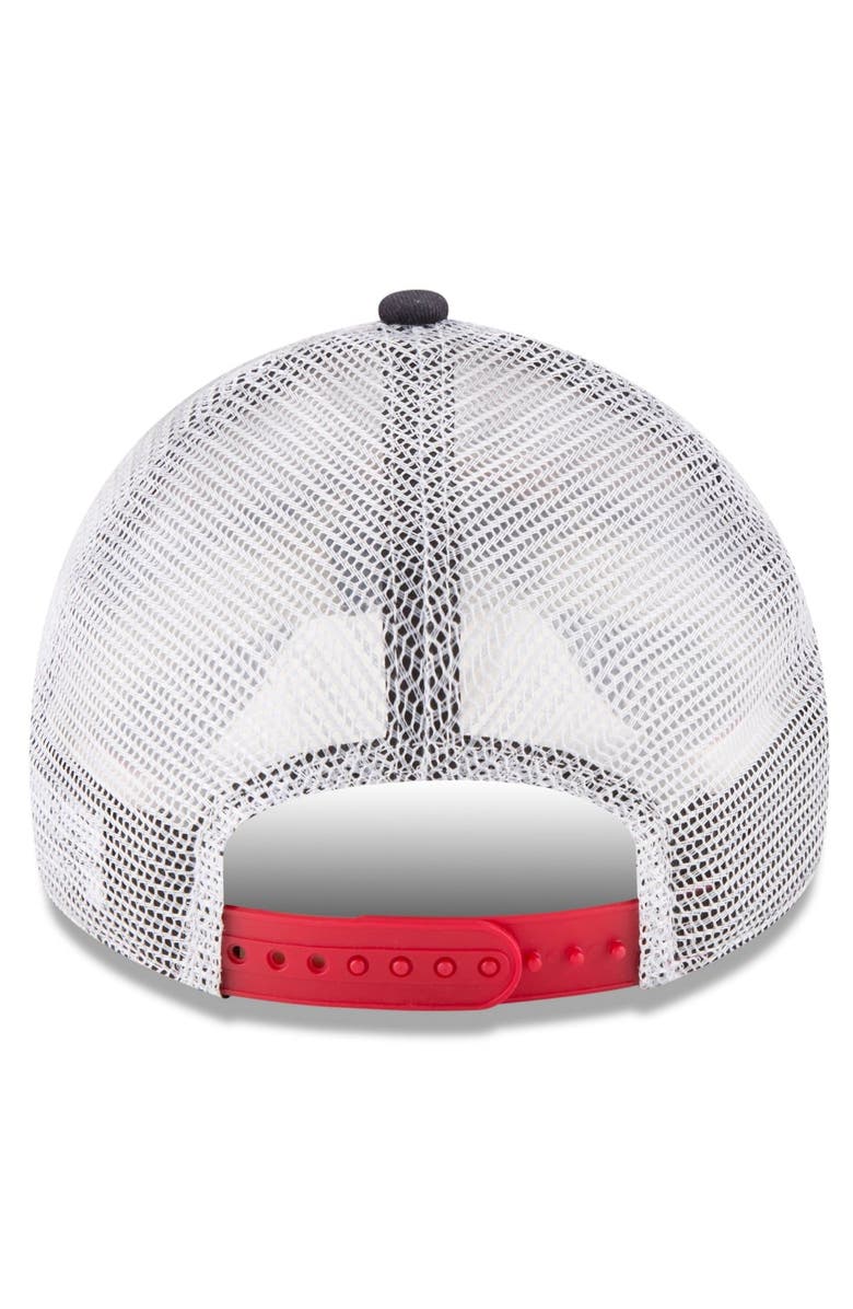 New Era Men's New Era Red Los Angeles Angels Team Rustic 9TWENTY Trucker Adjustable Hat, Alternate, color, 