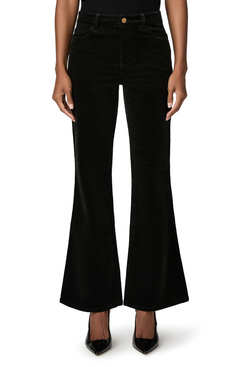 Sofia High Waist Flare Jeans, Main, color, BLACK