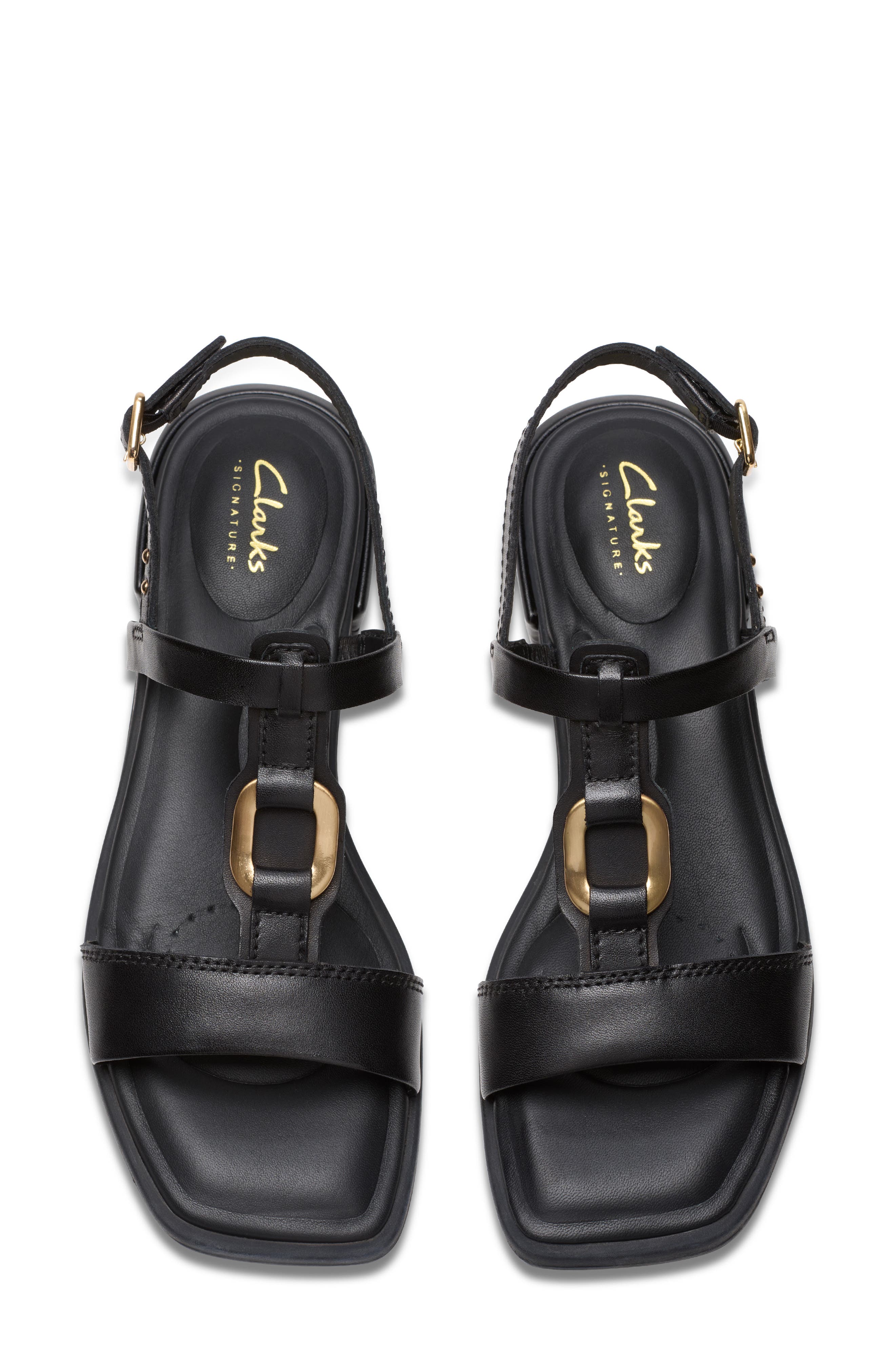Clarks<sup>®</sup> Ariany Slingback Sandal, Alternate, color, Black Leather