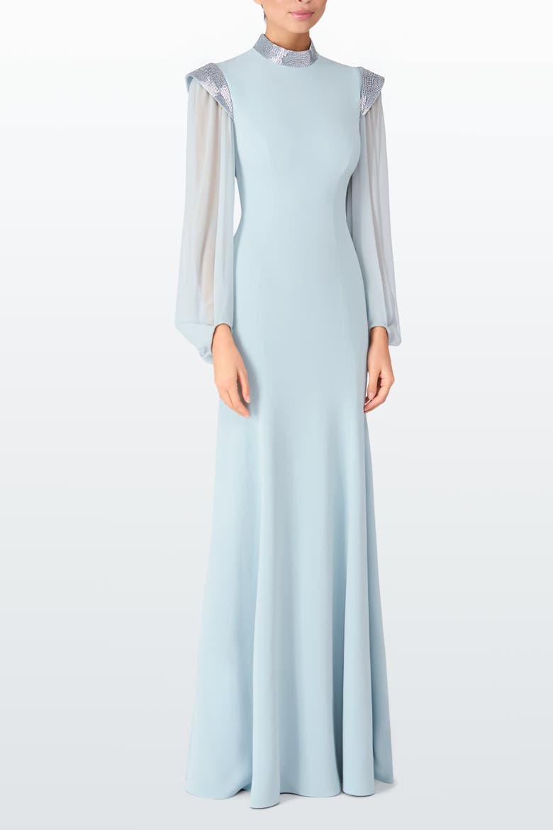 Isabelle Maxi Dress, Alternate, color, Porcelain