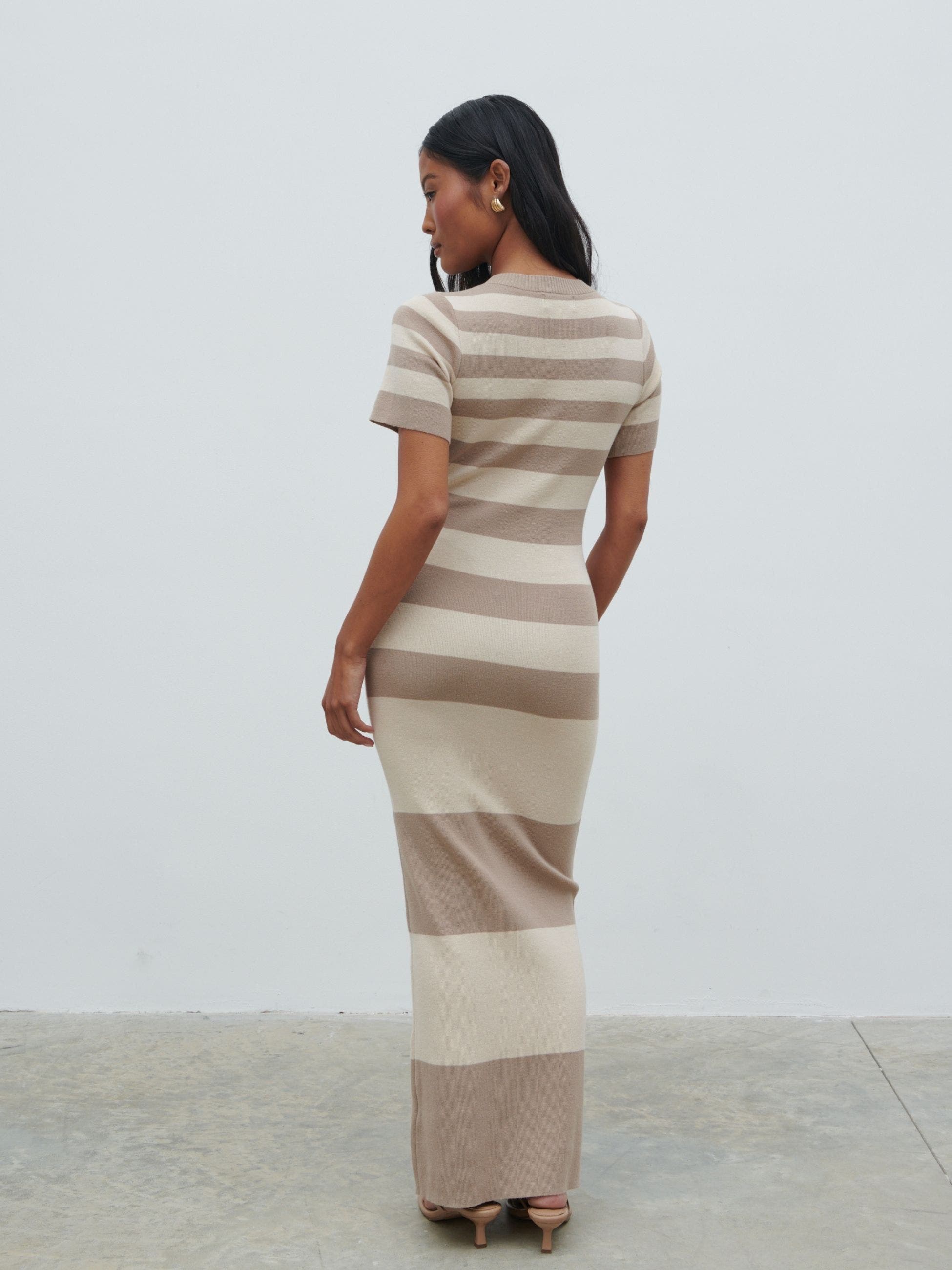 Pretty Lavish Heidi Stripe Knit Maxi Dress (Women) | Nordstrom