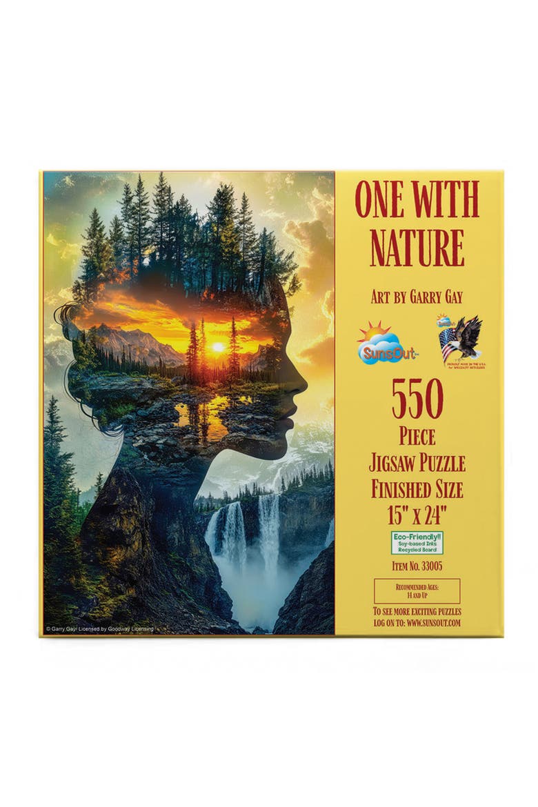 One with Nature 550 piece Jigsaw Puzzle for Adults, Alternate, color, Multicolor