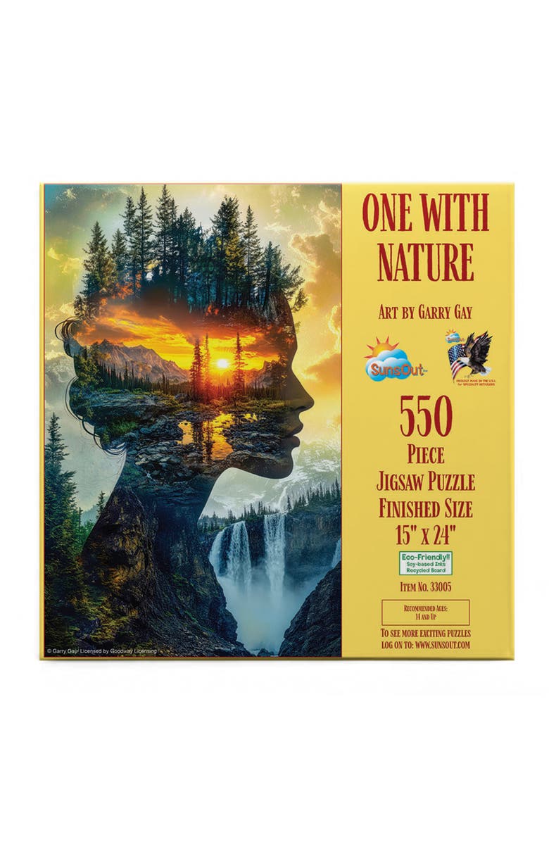 Sunsout One with Nature 550 piece Jigsaw Puzzle for Adults, Alternate, color, Multicolor