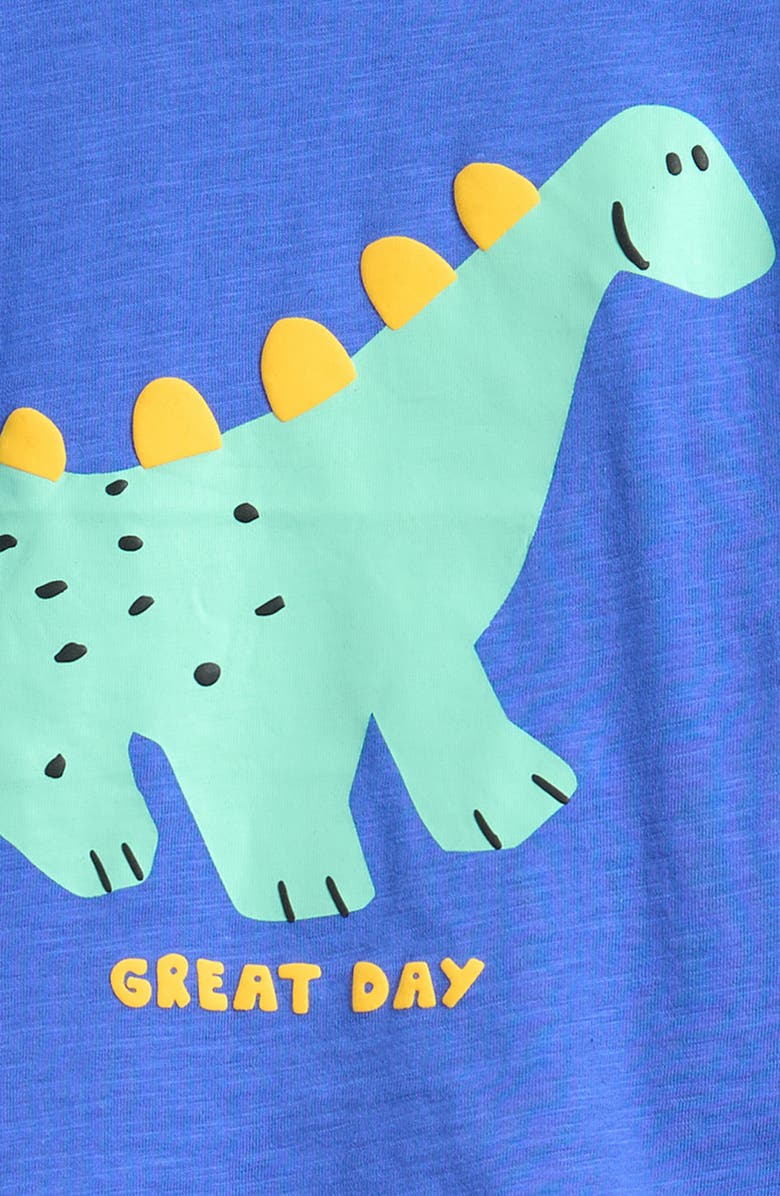 NEXT Kids' Dinosaur Graphic T-Shirt & Shorts Set, Alternate, color, Blue