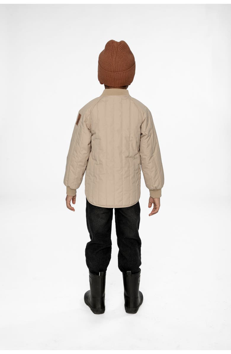 Deux par Deux Quilted Raglan Sleeve Zip Pocket Jacket, Alternate, color,