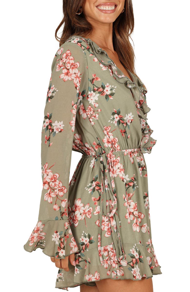 Petal & Pup Rilynn Floral Long Sleeve Romper, Alternate, color, 