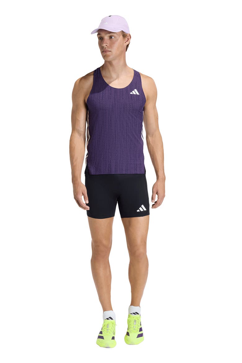 Adizero Short Performance Tight Shorts, Alternate, color, BLACK