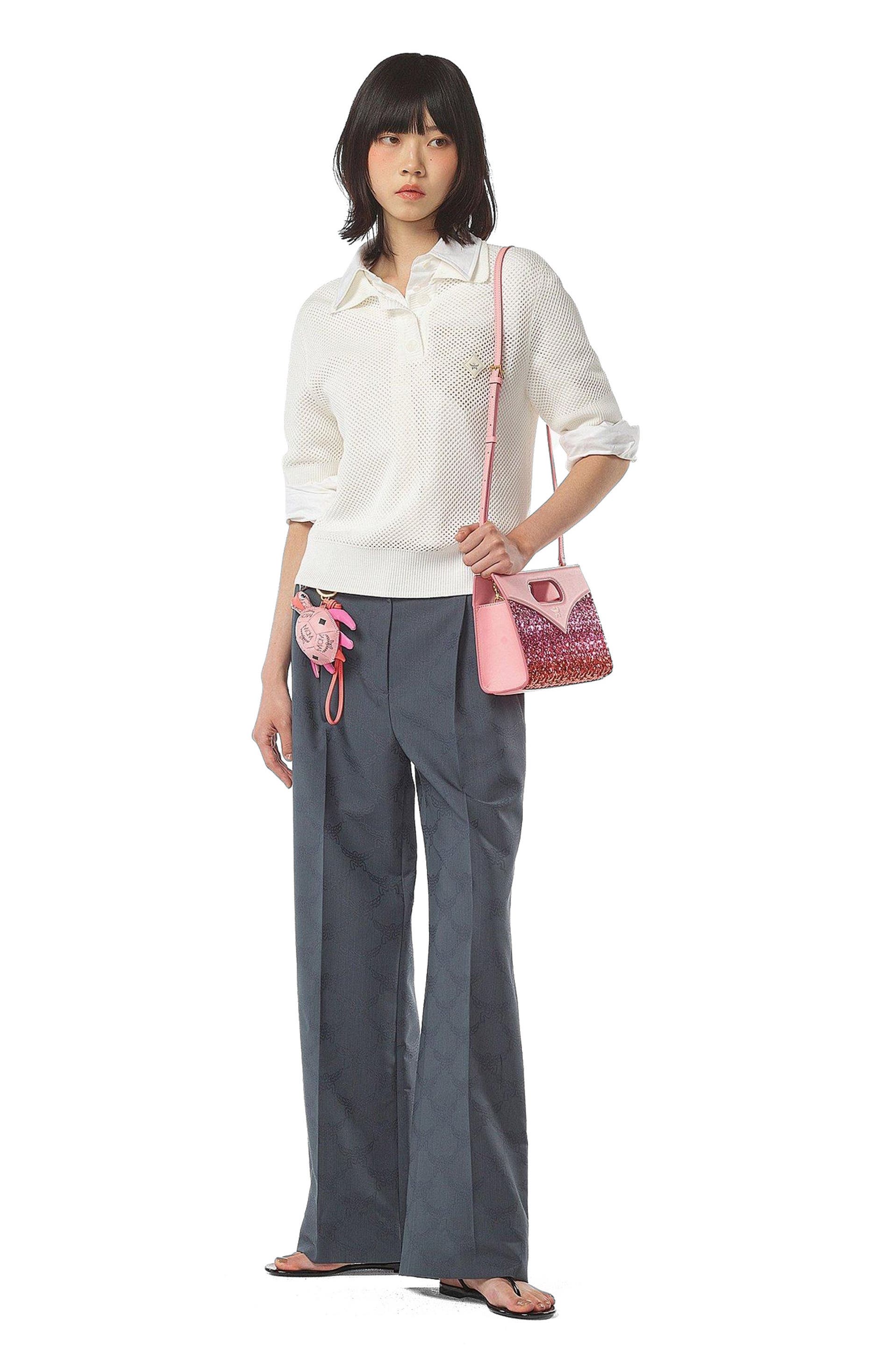 MCM Diamond Bag in Sequin Lamb Leather, Alternate, color, 