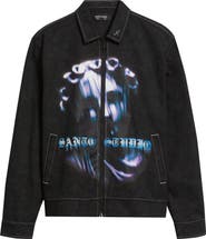 SANTO STUDIO Twitch David Milano Zip-Up Shirt Jacket