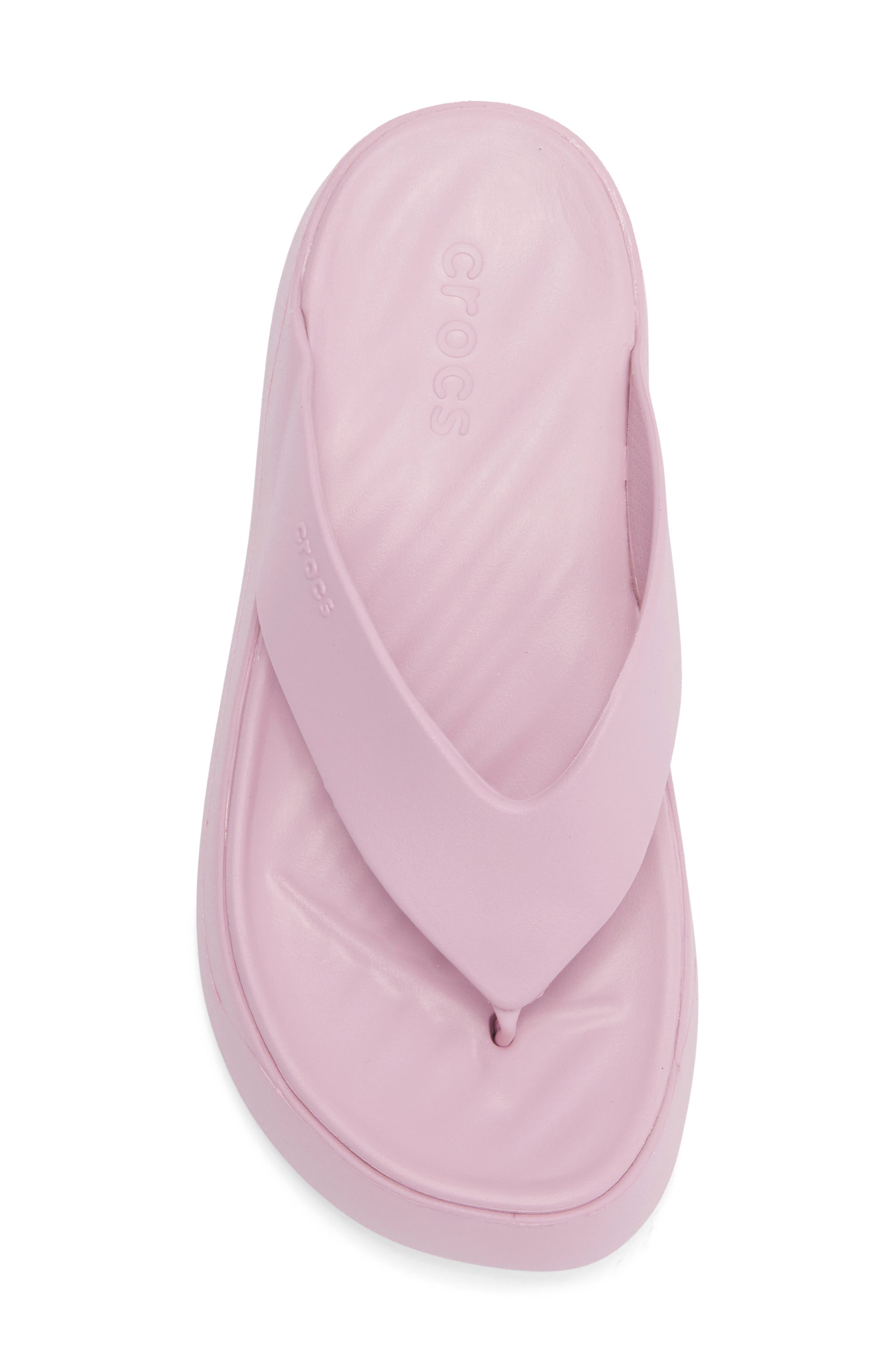 Getaway Platform Flip Flop, Alternate, color, HYDRANGEA