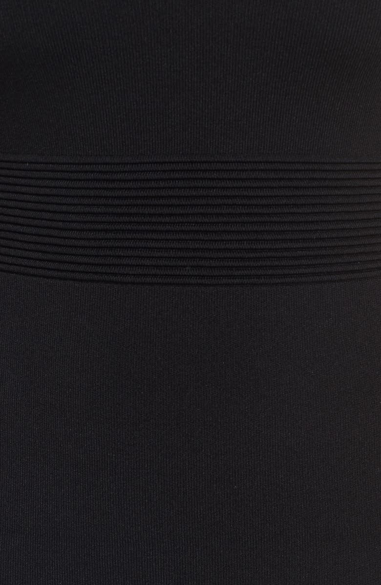 MICHAEL Michael Kors Rib Waist Knit Midi Dress, Alternate, color,