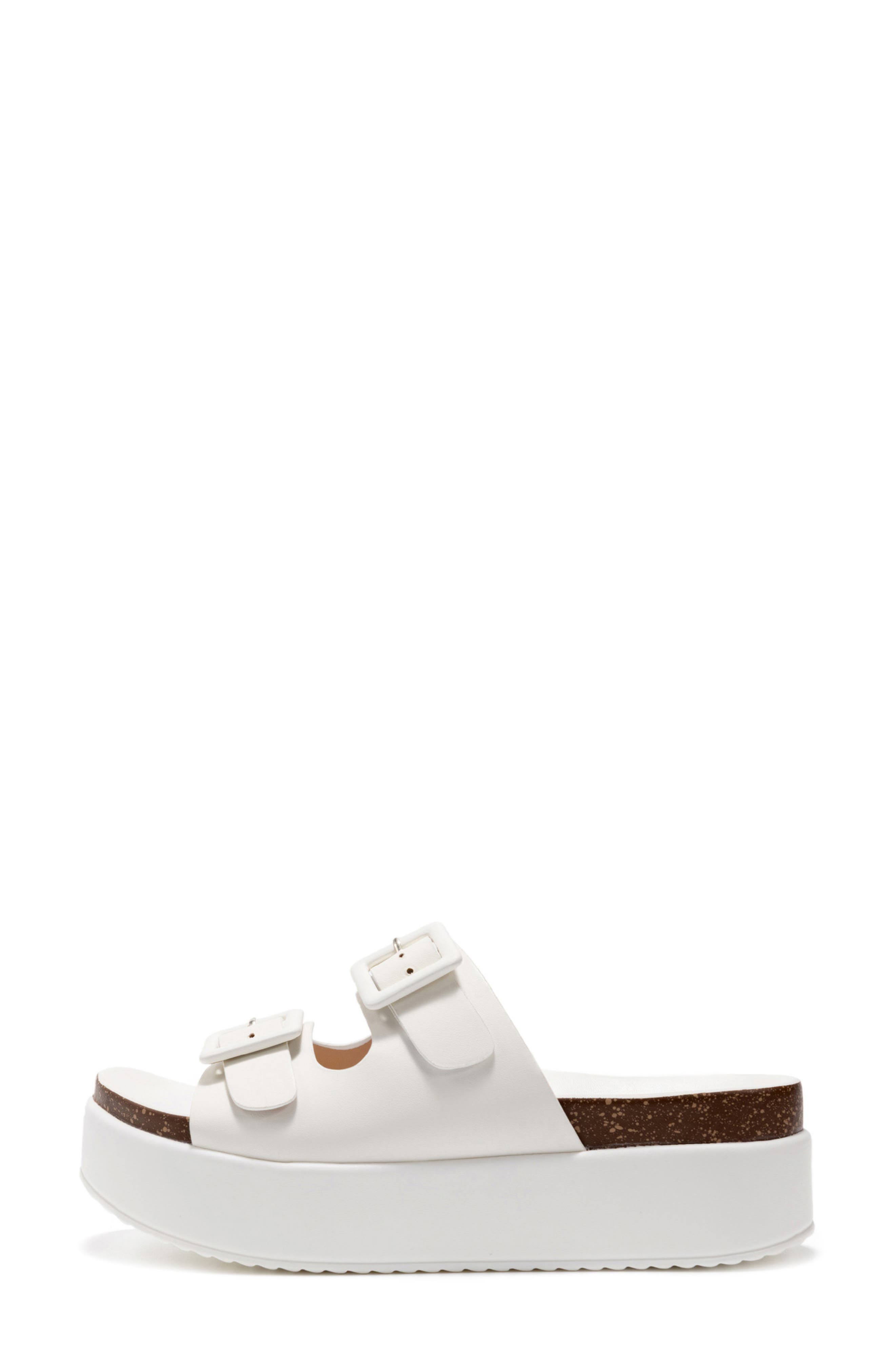 Project Cloud Skylar Slide Sandal, Alternate, color, White