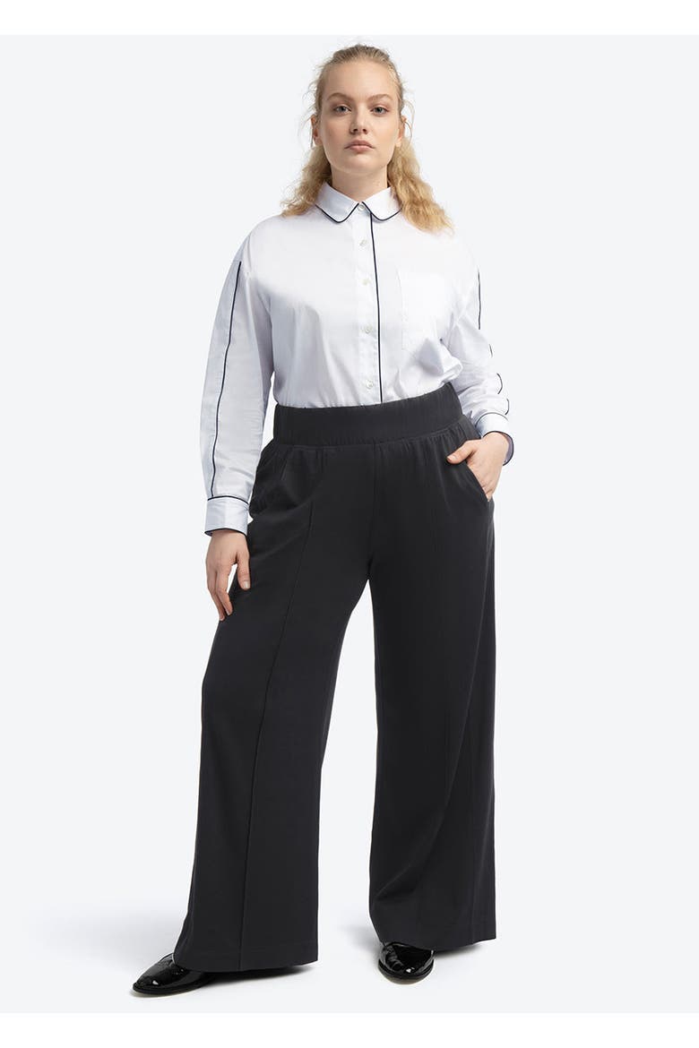 Multitasker Wide Leg Pant Plus Size, Alternate, color, Black