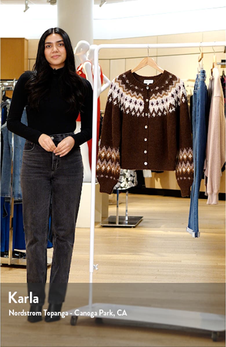 Lula Fair Isle Cardigan, sales video thumbnail