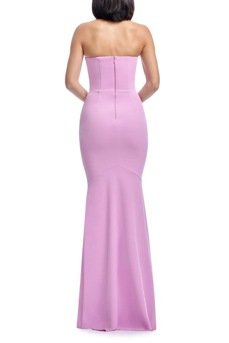 Izzy Strapless Mermaid Gown, Alternate, color, LAVENDER