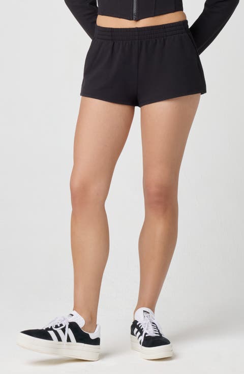 Sporty French Terry Sweat Shorts