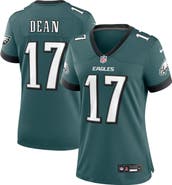 Nike Women's Nike Nakobe Dean Midnight Green Philadelphia Eagles Team Game Jersey