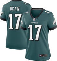 Nike Women's Nike Nakobe Dean Midnight Green Philadelphia Eagles Team Game Jersey