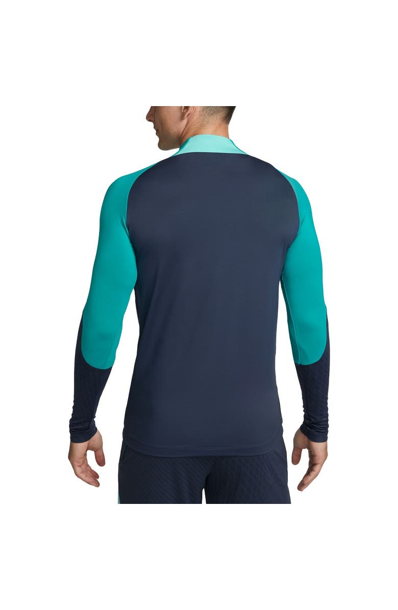 Nike Men's Nike Navy Barcelona Strike Drill 2023/24 Performance Quarter-Zip Long Sleeve Top, Alternate, color, 