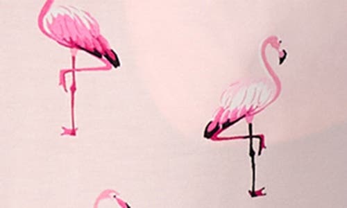 Kate Spade New York Printed Short Sleeve Pajama Set In Pink Flamingo