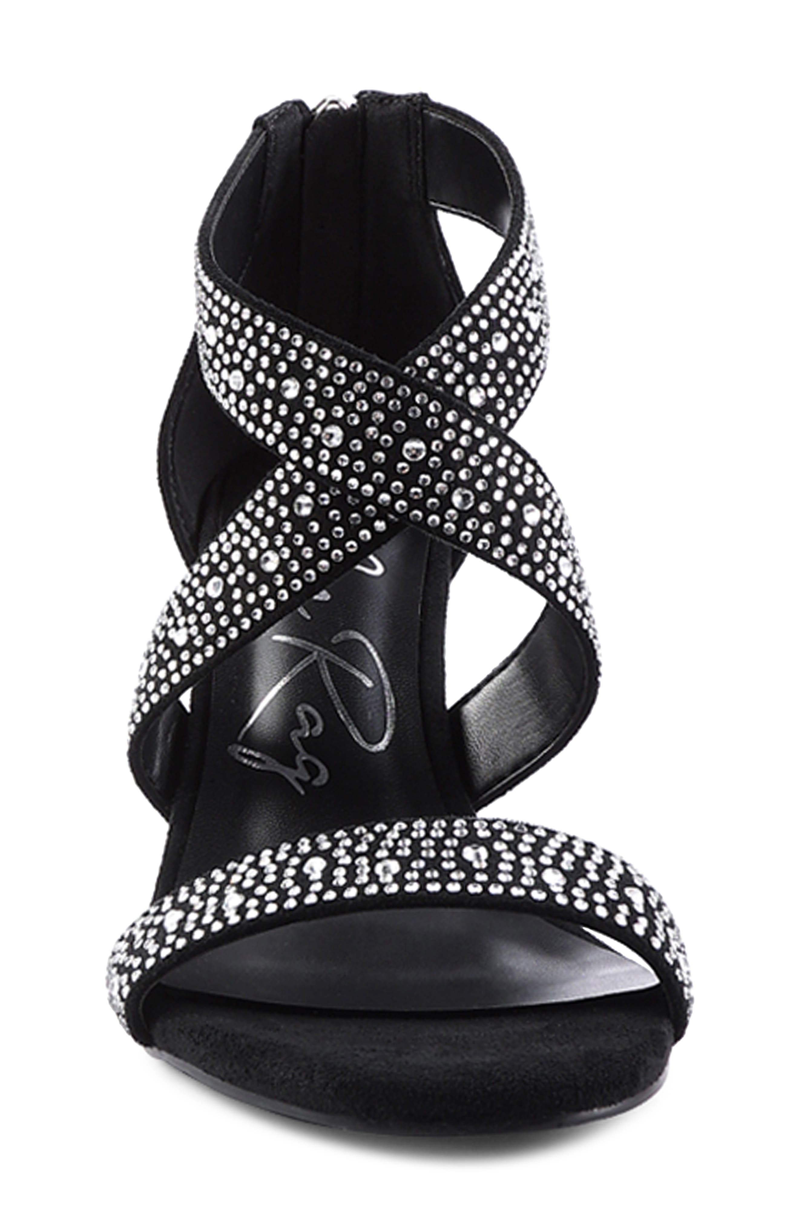 LONDON RAG Queen Bee Rhinestone Sandal, Alternate, color, 