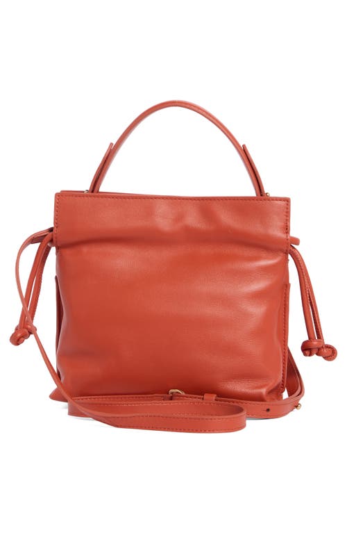 Sam Edelman Marilyn Drawstring Crossbody Bag In Orange