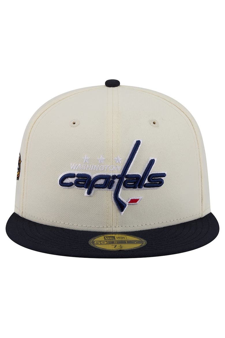 Men's New Era  Cream Washington Capitals 250th Anniversary of the United States Two-Tone 59FIFTY Fitted Hat, Alternate, color, Cream