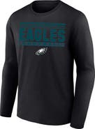 PROFILE Men's Profile Black Philadelphia Eagles Big & Tall Pop Long Sleeve T-Shirt