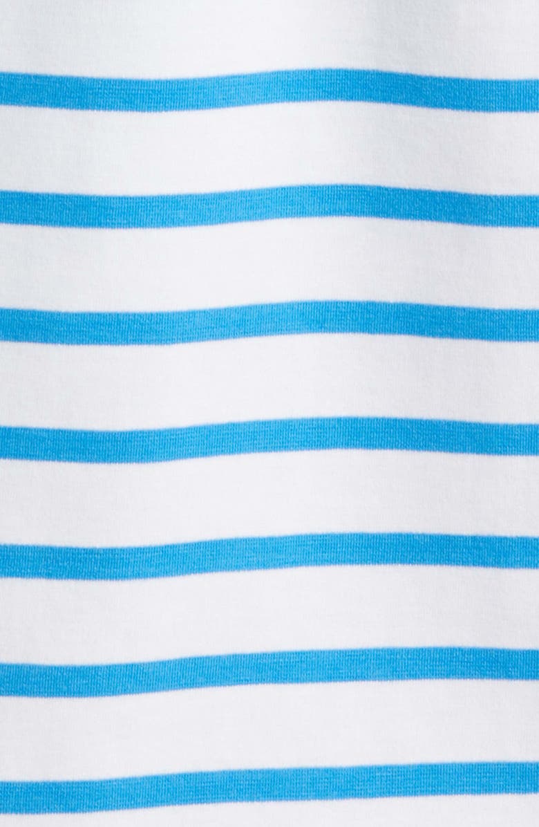 Tommy Bahama Jovanna Stripe Half Zip Dress, Alternate, color, White/ Blue Canal