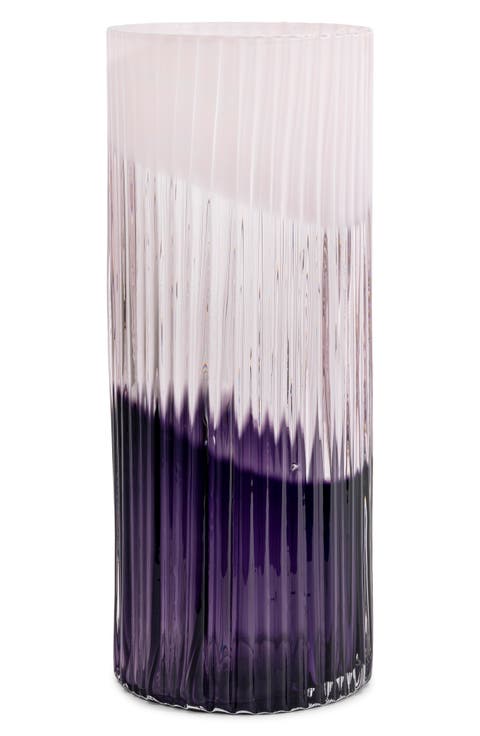 Pliss Glass Vase