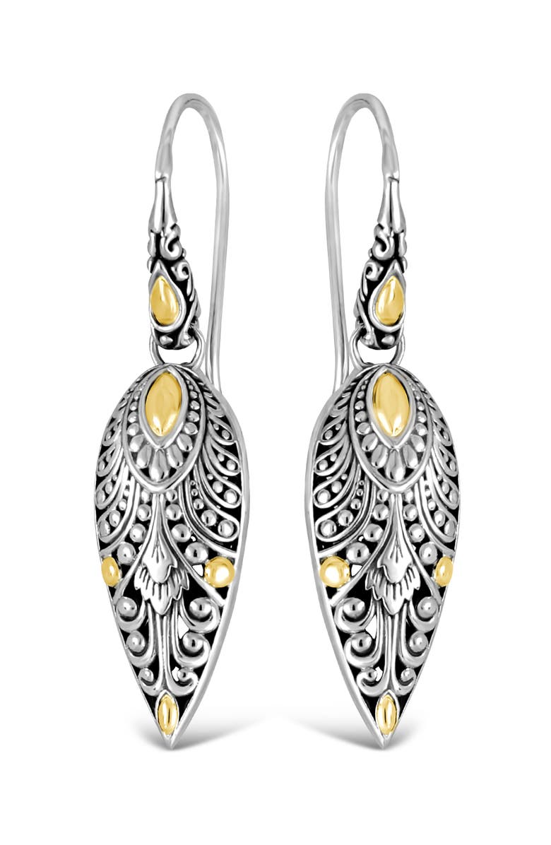 DEVATA Angel Wings Earrings in Sterling Silver and 18K Gold, Alternate, color, Silver